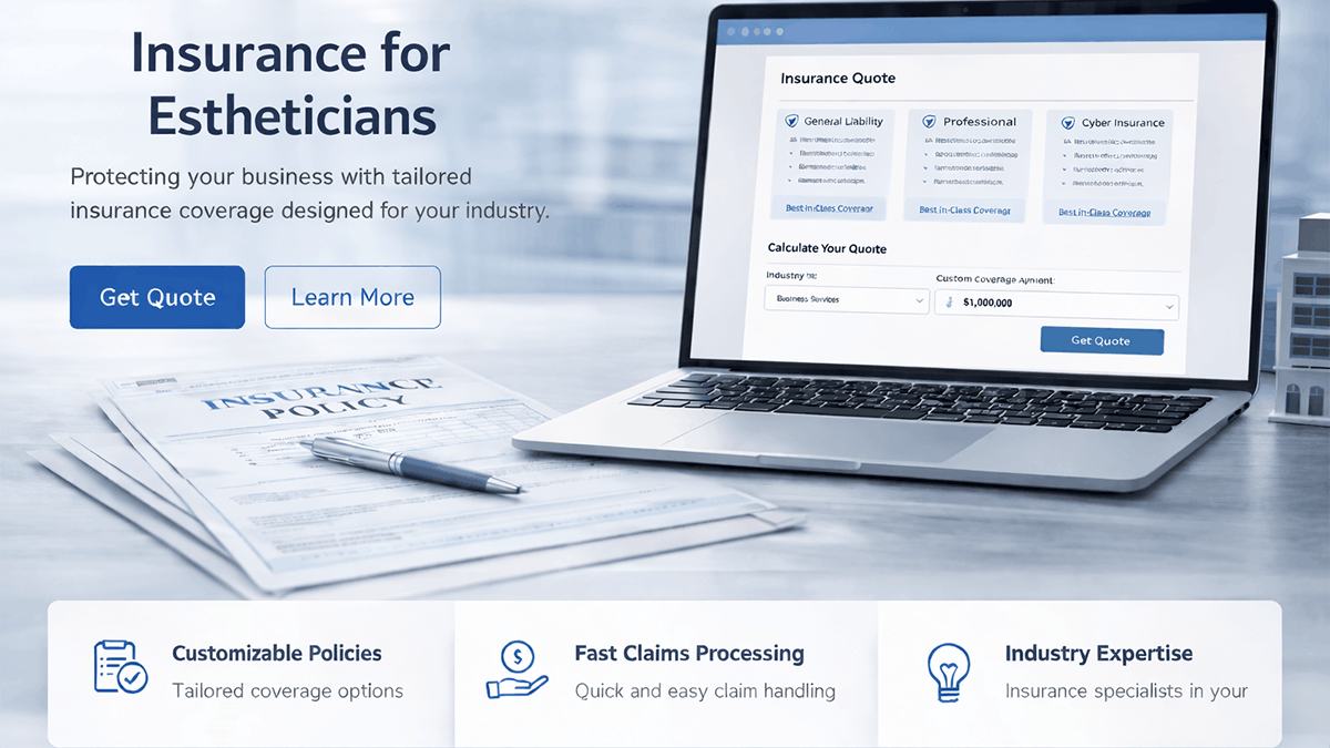 B2B Service – Esthetician Insurance Company