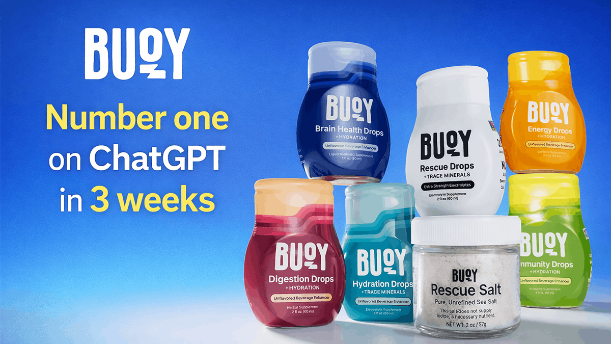 Buoy case study: zero to #1 on ChatGPT in 3 weeks