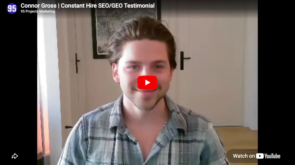 Connor Gross client testimonial