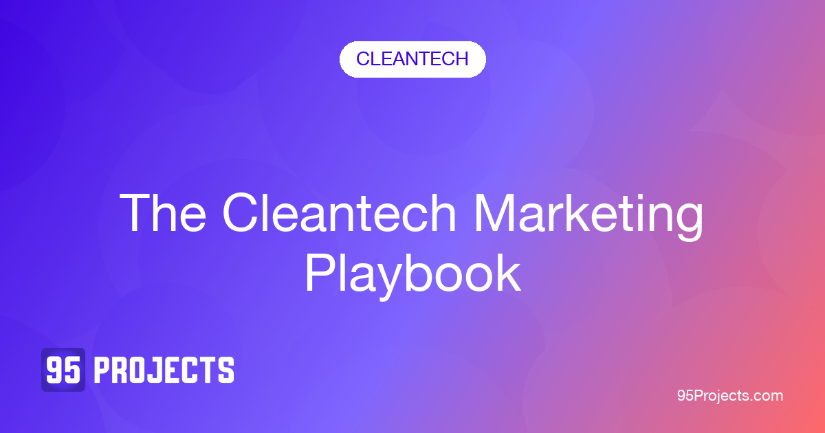 The Cleantech Marketing Playbook